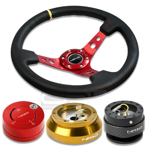 Steering Accessories NRG Innovations NRGSRK140HRG+200CF+101RD+006RDY
