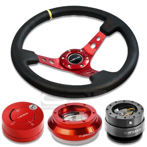 Steering Accessories NRG Innovations NRGSRK110HRD+200GM+101RD+006RDY