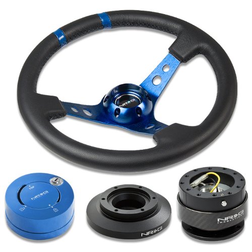 Steering Accessories NRG Innovations NRG-SRK-E46H+200CF+101BL+016RBL