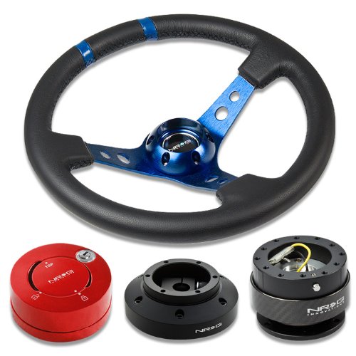 Steering Accessories NRG Innovations NRG-SRK-101H+200CF+101RD+016RBL