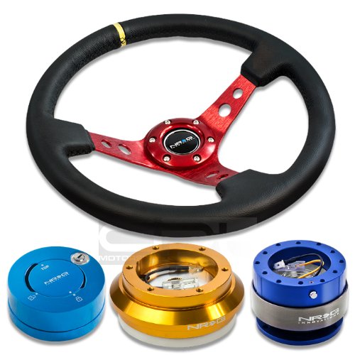 Steering Accessories NRG Innovations NRGSRK110HRG+200BL+101NB+006RDY