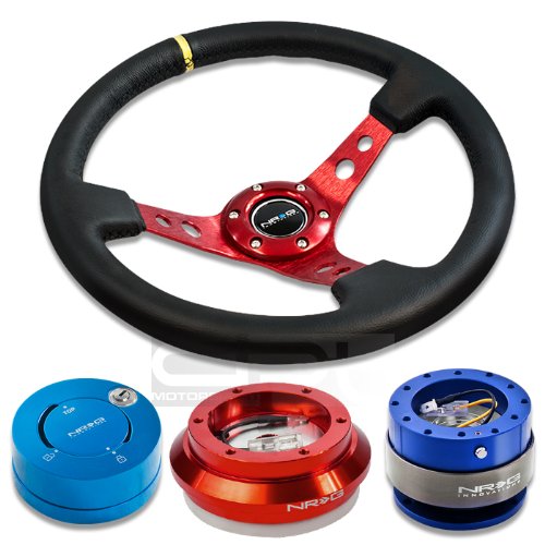 Steering Accessories NRG Innovations NRGSRK130HRD+200BL+101NB+006RDY