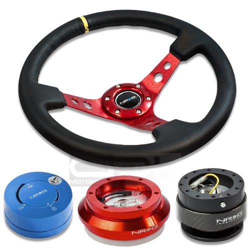 Steering Accessories NRG Innovations NRGSRK130HRD+200CF+101BL+006RDY