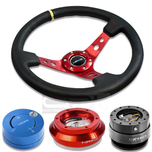 Steering Accessories NRG Innovations NRGSRK130HRD+200GM+101BL+006RDY