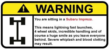 Bumper Stickers, Decals & Magnets  tomkozsubaru