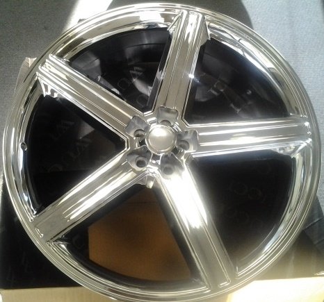 IROC R1129-5 26X10+10 5X120 C.B 74.10 CHROME Car Replica R1129-52608+10C