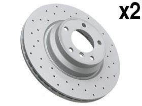 Rotors ZIMMERMANN COAT Z X-DRILLED BMW 34116855000867