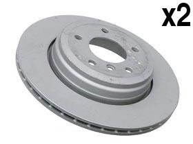 BMW e60 (6cyl) Brake Disc Rear COAT 'Z' Zimmerman (x2 rotors) for 525 528 530 Rotors ZIMMERMANN COAT Z BMW 34216772085359