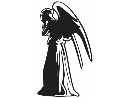 Bumper Stickers, Decals & Magnets Weeping Angel 