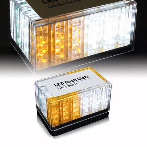 Lighting Assemblies & Accessories LA SUPER MART AUTOSTROBE-48LED-W/Y