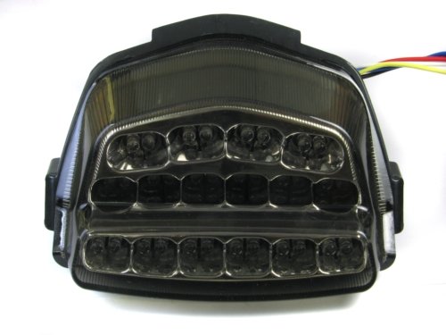 Smoke LED Tail Light with turn signal for Honda CBR1000RR 2008 2009 2010 2011 Turn Signal Assemblies & Lenses Moto-777 DB-TL-HD-MT198-SM
