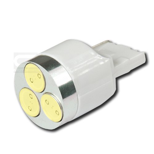 LED-7440-3HP-1W-WH, T20 Adapter 7440 W21W 922 3W 3 SMD Bright White Led Light for Break/Turn Corner Signal/Tail Light/Backup Bulb Lamp Bulbs DPT LED-7440-3HP-1W-WH