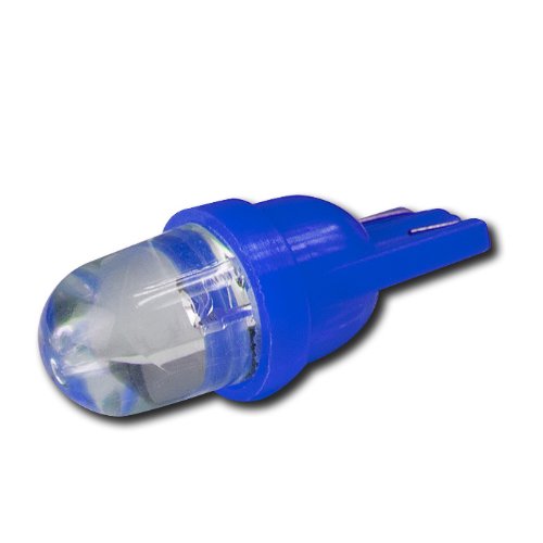 LED-T10-R-1LED-10MM-BL, T10 Adapter 194 168 W5W 10mm Round LED 12V Bright Blue Led Light for Interior Dome Lamp Trunk Door Panel Center Map Console Bulb Steering Accessories DPT LED-T10-R-1LED-10MM-BL