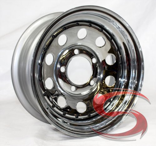 13 x 4.5 Chrome Modular Trailer Wheel 5 on 4.50 Lug, 1,660 lb Load Capacity Trailer GBC Motorsports ST-GBW1345MC