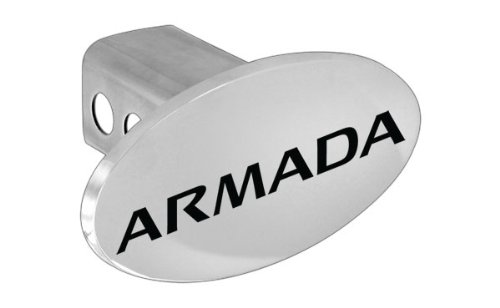 Nissan Armada Logoed Metal Trailer Hitch Cover Plug Emblem Hitch Covers Nissan NIHC-Y