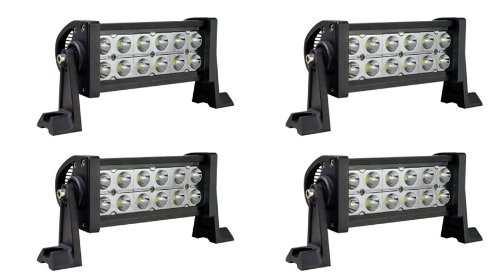 NadoTuning 4 ¡Á Combo spot/flood beam 10-30V 7.5 36W LED lights bar Super Bright 2500 Lumen 2¡Á4 off road ATV SUV Jeep Light Bars Nado HML-B236