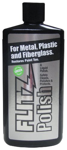 Flitz LQ 04506-6A Metal, Plastic and Fiberglass Liquid Polish - 16 oz. Bottle, (Case of 6) Metal Polishes Flitz LQ 04506-6A