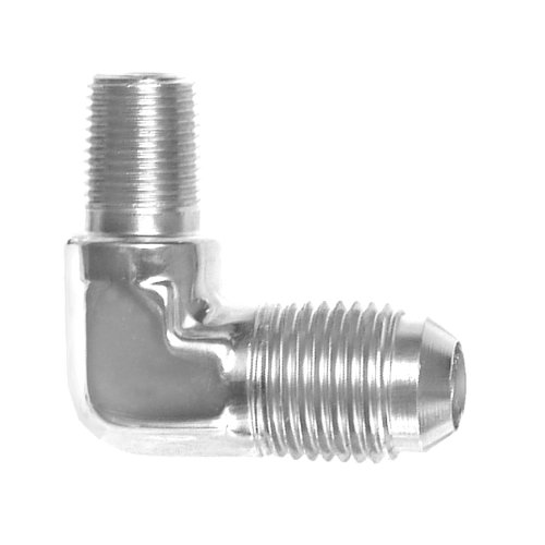 Professional Products (17261) Polished -6AN to 1/4NPT 90 Degree Flare Fitting Fittings & Adapters Professional Products 17261