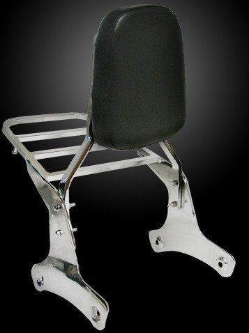 Backrest Sissy Bar W/luggage Rack for 1992-2003 Honda Shadow Vt750 Vt 750 400 Sissy Bars TMS SSBRACK-ZF-VT750-9803