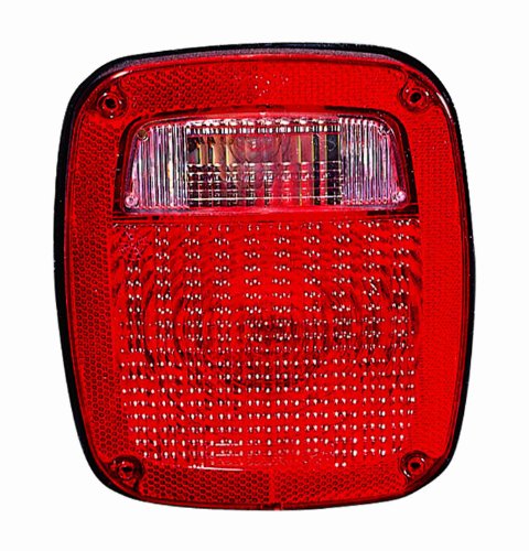 Jeep Wrangler 87-90 Tail Light Assembly LH USA Driver Side Tail Light Assemblies Depo 333-1952L-ASD