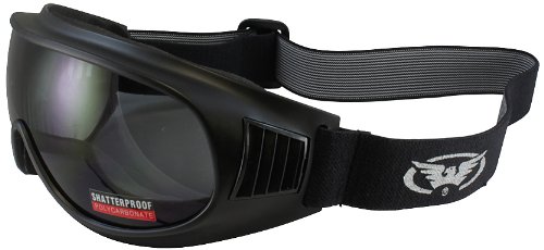 Global Vision Trump Riding Goggles (Matte Black Frame/Smoke Lens) Goggles Global Vision Eyewear TRUMPSM