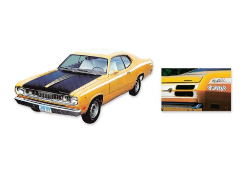 1972 Plymouth Duster TWISTER w/Eyeballs COMPLETE Decals & Stripes Kit - WHITE Decals Duster CT1106-72TWSTR-WHT