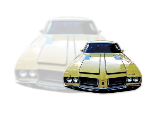 1971 1972 Oldsmobile Cutlass 442 & W-29 Cutlass Decals & Stripes Kit - BEIGE Decals Oldsmobile 7172OLDS-BEIG