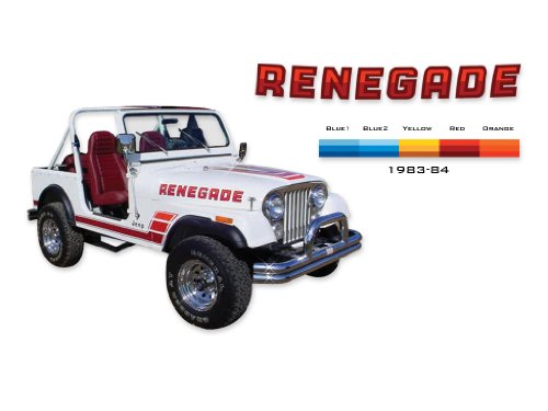 Decals Renegade 8384JRG-YLW