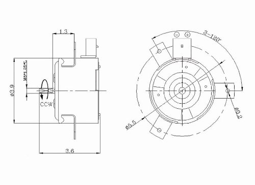 Engine Radiator Cooling Fan Motor Maniac EM 630080