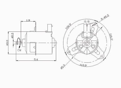 Engine Radiator Cooling Fan Motor Maniac EM 630020