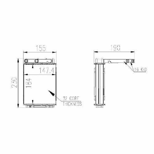 Heater Core Fittings Maniac EM 96079