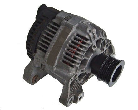140 AMP BOSCH ALTERNATOR FOR 1997 BMW 528 SERIES 2.8L, 1999 2000 BMW Z3 2.5L, AND 1997 1998 1999 2000 BMW Z3 2.8L (0-123-515-004) - 13734 Alternators Maniac EM 13734