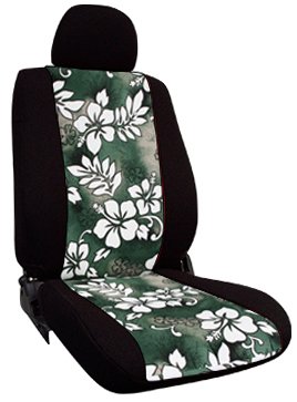 Shear Comfort Custom Oldsmobile Bravado Seat Covers - FRONT SEAT SET: Low Back Buckets w/ Adjustable Headrests (2002-2005) - Neo-Sport Black w/ Maui Wowie - Made in the USA Accessories Shear Comfort 401600001745