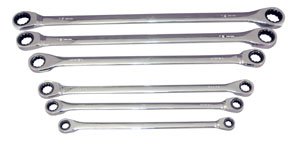 6pc. XL Ratcheting Wrench Set-by-Platinum Body Hammers & Dollies Platinum Tools PLT-99350