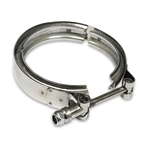 VC-4, 4 Inches Stainless Steel V-Band Bolt Clamp for Turbo Intercooler Exhaust Downpipe Wastegate Hoses & Hose Clamps DPT VC-4