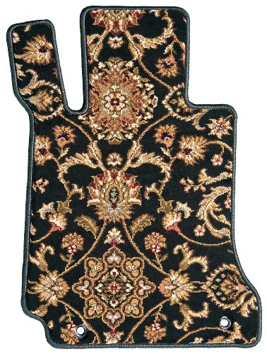 GG Bailey Front Set Custom Car Mats for Select Mercedes-Benz E350/E550 Models - Polypropylene Fiber (Black Oriental) Custom Fit GG Bailey D2529A-F1A-BK-OR