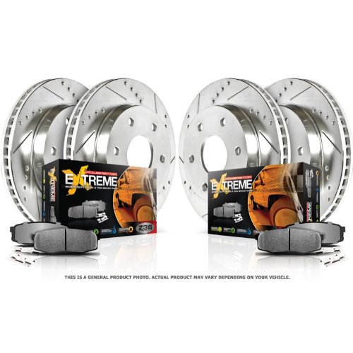 Power Stop K4033-36 1-Click Extreme Truck and Tow Brake Kit Brake Kits Power Stop K4033-36