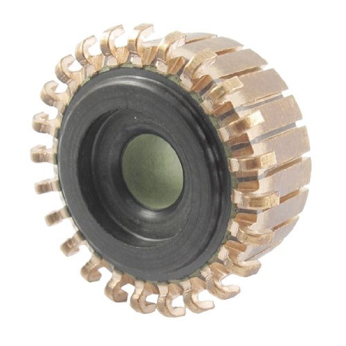 6.35mm x 21.5mm x 12mm 24P Copper Bars Alternator Electric Motor Commutator Generators Amico sourcingmap