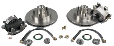 McGaughys Drop Rotor Kit Full Size Car Nova Camaro Chevelle 63205 Rotors McGaughys 63205