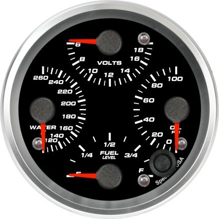 Oil Pressure SpeedHut GR338-QUAD-01