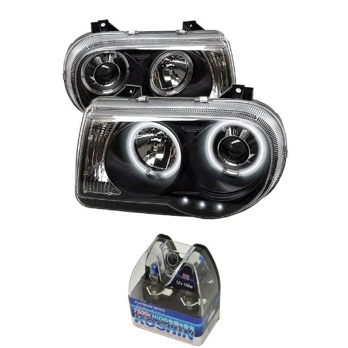 Headlight Assemblies Carpart4u CP4-PD-AI94-HL-BK+NUM-9005PW