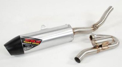 11-12 HONDA CRF450R: DR.D NS-4 Stainless Steel Complete Exhaust With Aluminum Can Complete Systems Dubach Racing 7388