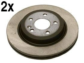 Mercedes w163 (6cyl) Brake Disc Front GENUINE (x2 rotors) ml320 350 430 Rotors GENUINE MERCEDES MBZ 163421041222x2