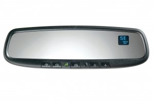 Gentex Auto Dimming Mirror with Compass, Temperature and HomeLink w/MITO Harness Mirrors Gentex #50-GENK50A