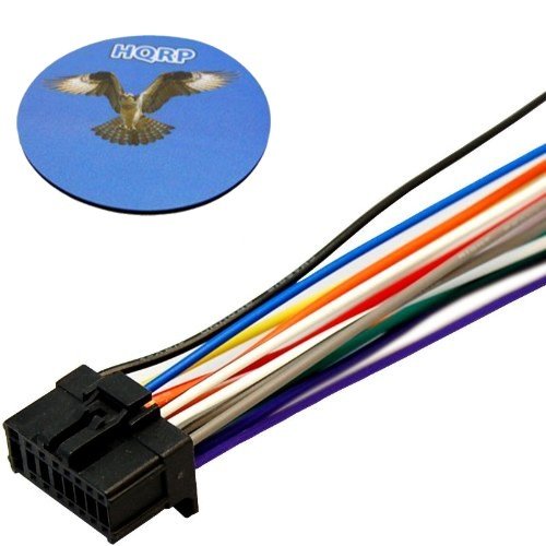 HQRP Car Radio / Head Unit / Stereo Wire Wiring Harness Plug for Pionner 2004 Models: DEH-1600 / DEH-16 / DEH-6 / DEH-P2600 / DEH-P3600 / DEH-P360 / DEH-P4600MP / DEH-P460MP / DEH-PS600MP / DEH-P560MP / DEH-P6600 / DEH-P660 / DEH-P7600MP / DEH-P760MP / DEHP7650MP plus HQRP Coaster Wiring Harnesses HQRP 88466710117135