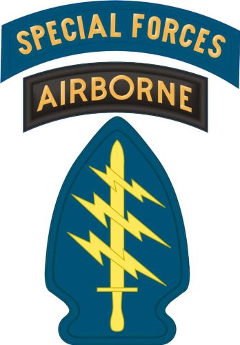 United States Army Special Forces Airborne Tab Decal Sticker 5.5 Decals Army Decals