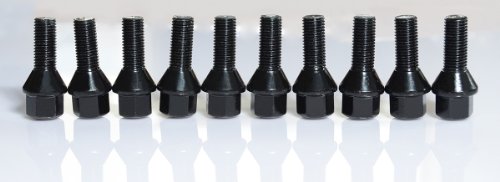 Wheel Studs FSID INNOVATION AMZ-CONE-BLACK-12X1.5X28-E82 BMW 2008-2012
