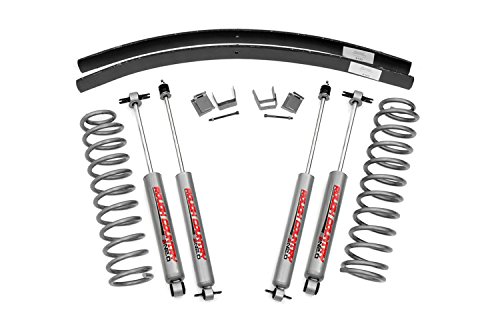 Rough Country - 670N2 - 3-inch Suspension Lift Kit w/ Premium N2.0 Shocks for Jeep: 84-01 Cherokee XJ 4WD Body Lift Kits Rough Country 670N2