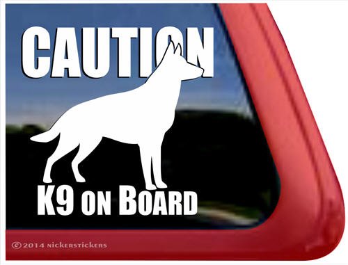 Bumper Stickers, Decals & Magnets NickerStickers DC345K9