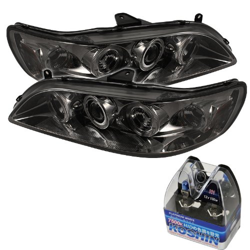 Headlight Assemblies Carpart4u CP4-PD-HA98-AM-SMC+NUM-H1PW